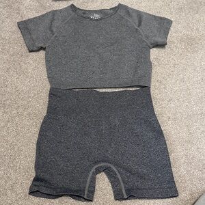 Gray Athletic Shorts for Women